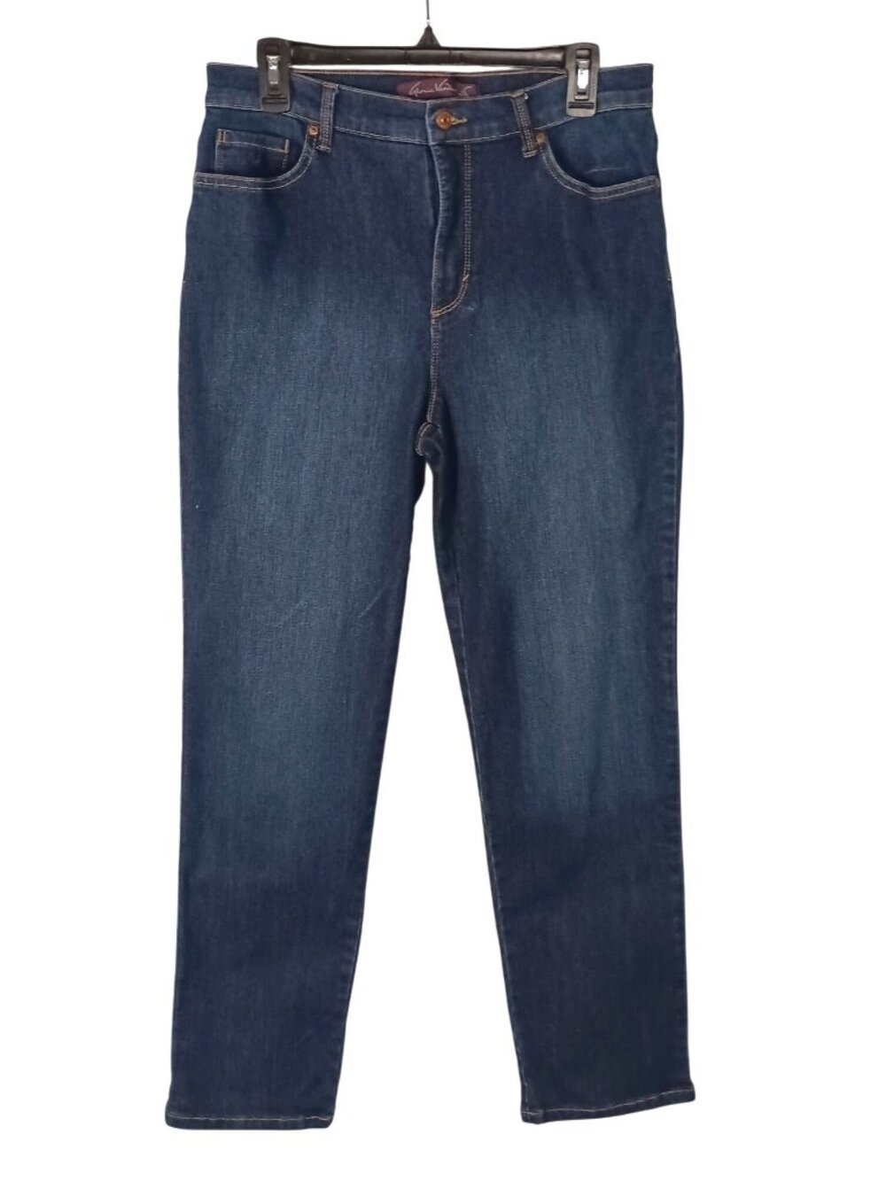 Gloria Vanderbilt Amanda Jeans Womens 10 High Rise Tapered Mom Fit Denim